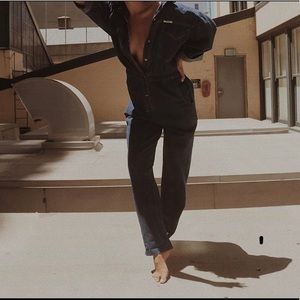 Vintage jean jumpsuit